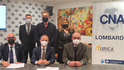 firma accordo Banca MPS e Aurica
