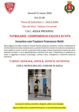 Francesco Ratti Futbolario Asola (MN)
