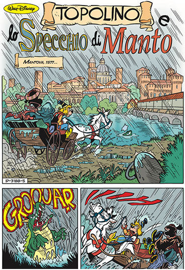 Fumetto Topolino e lo specchio di Manto, numero 3188 del 28 dicembre 2016