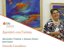 Aperitivo con artista Gabriella Capodiferro FAI Mantova 8/2/2021
