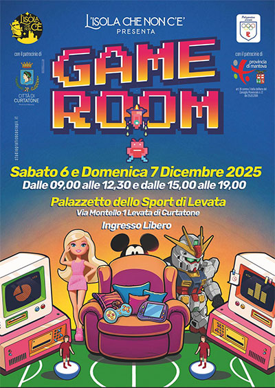 Game Room Levata di Curtatone (MN) 6-7 dicembre 2025