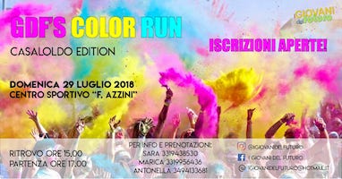 GDF's Color Run 2018 Casaloldo Mantova