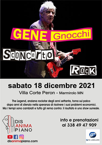 Gene Gnocchi Sconcerto Rock Marmirolo (Mantova) 18/12/2021