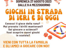 Giochi in strada di ieri e di oggi Governolo 2023