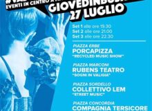 Giovedì buskers a Mantova 27/7/2023