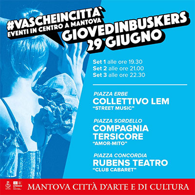 giovedì buskers Mantova 29 giugno 2023
