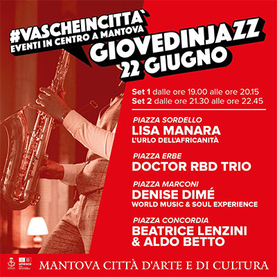 giovedì in jazz Mantova 22 giugno 2023