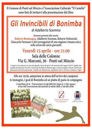 Gli Invincibili di Bonimba di Adalberto Scemma, libro