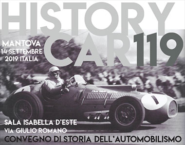 History Car 119 Convegno Storia Automobilismo Mantova 2019