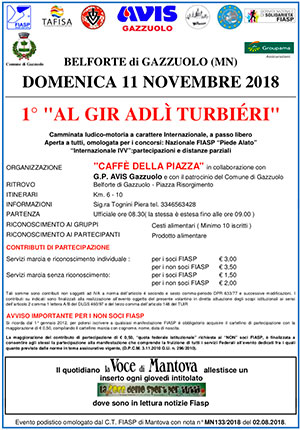 Il giro delle torbiere - Al gir adlì turbiéri Belforte Gazzuolo (MN) 2018