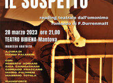 spettacolo Il sospetto Teatro Bibiena Mantova 28/3/2023