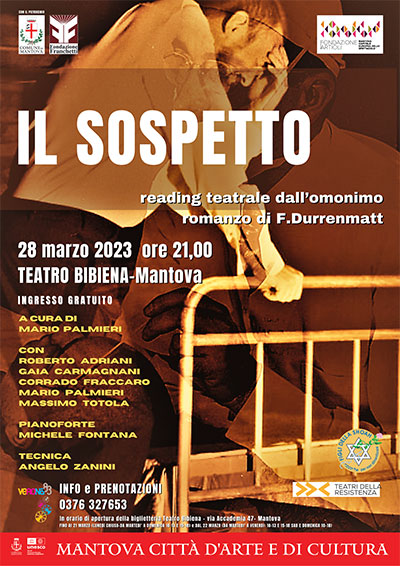 spettacolo Il sospetto Teatro Bibiena Mantova 28/3/2023