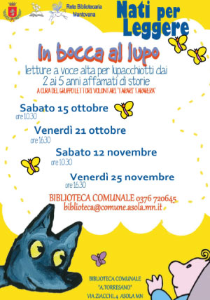 In bocca al lupo Asola letture per bambini