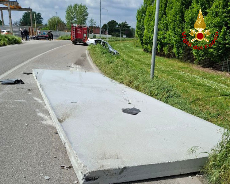 Incidente stradale Castelbelforte (MN) 18 aprile 2025