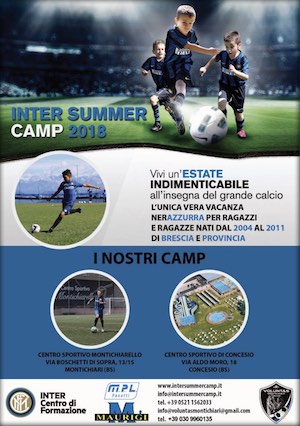 Inter Summer Camp 2018 Montichiari Brescia