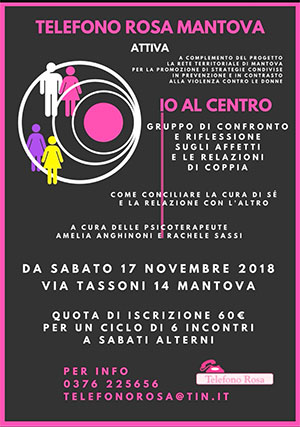 Io al centro Telefono Rosa Comune Mantova