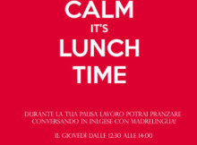 Keep calm it's lunch time conversazione inglese Porto Mantovano (MN)