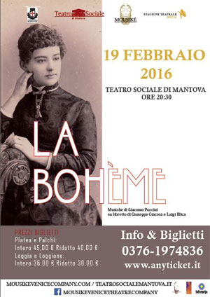 La Bohème Mantova Teatro Sociale 2016