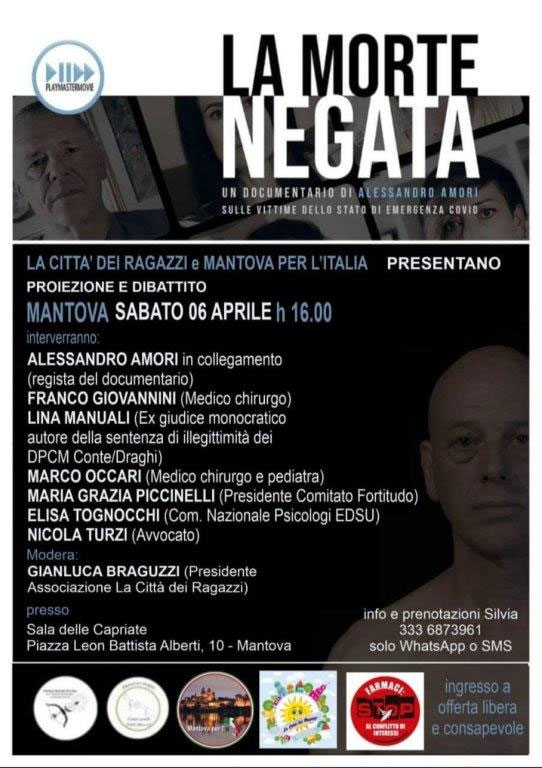 docufilm La morte negata Mantova 2024