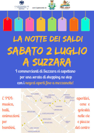 La Notte dei Saldi Suzzara MN 2 luglio 2016