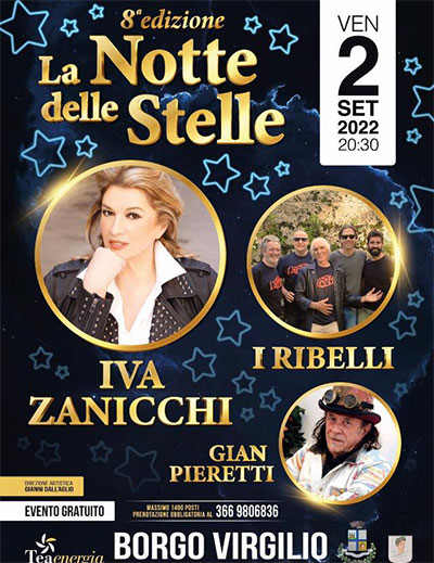 La notte delle stelle 2022 Cerese Borgo Virgilio (Mantova)