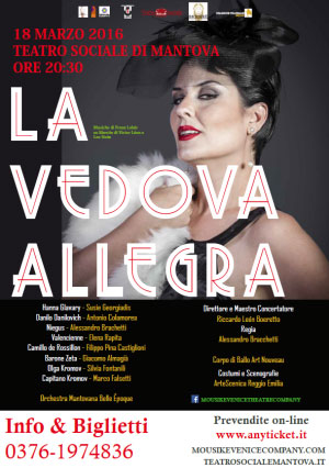 La Vedova Allegra Mantova Teatro Sociale 2016