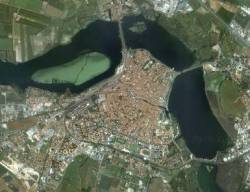 Laghi di Mantova (vista aerea)