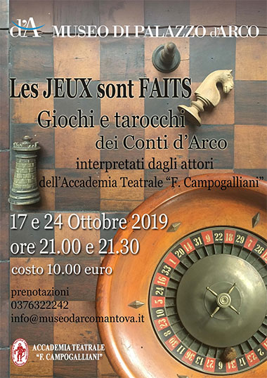 Les jeux sont faits Giochi e Tarocchi dei conti d'Arco Mantova 2019