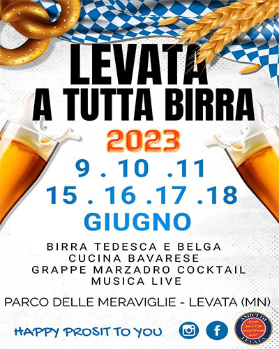 Levata A Tutta Birra 2023 Festa Birra Levata Curtatone (MN)