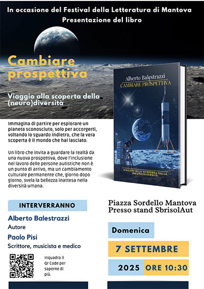 libro Cambiare prospettiva Alberto Balestrazzi Festivaletteratura Mantova 2025