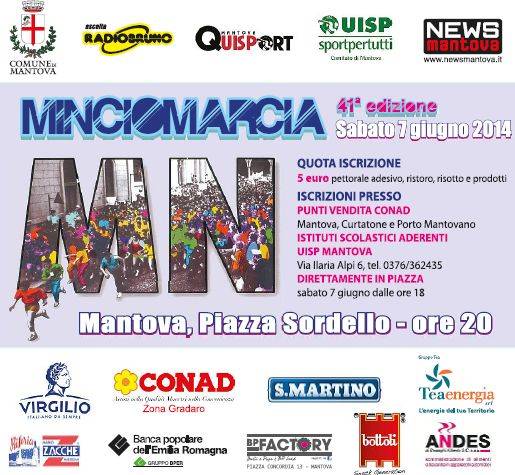 Locandina Mincio Marcia 2014 Mantova