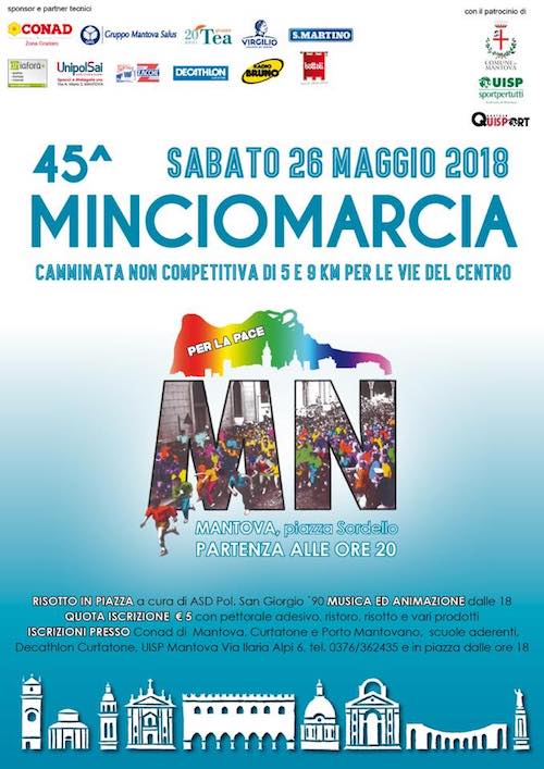 locandina Mincio Marcia Mantova 2018