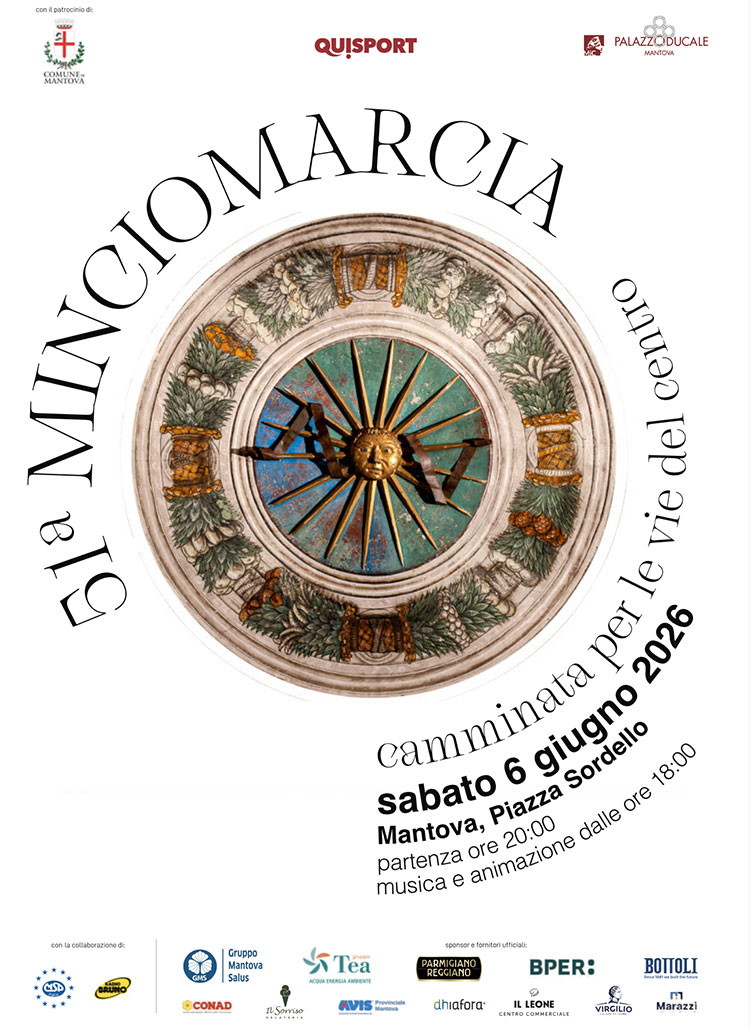 locandina Mincio marcia 2026 Mantova