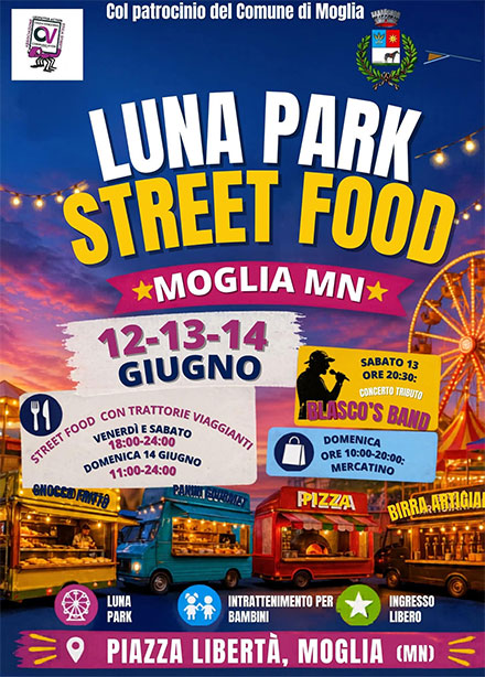 Luna Park Street Food 2026 Moglia (MN)