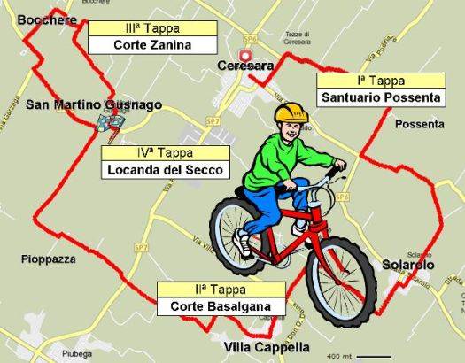 Biciclettata delle Torri Mangialonga in Bicicletta Ceresara (Mantova)