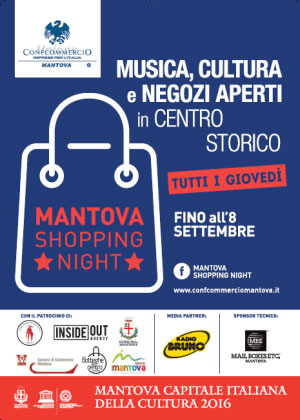 Mantova Shopping Night giovedì 2016