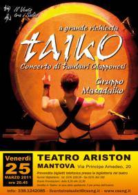 Taiko Mantova concerto tamburi giapponesi