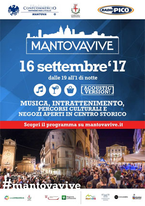 Notte Bianca Mantova Vive 16 settembre 2017