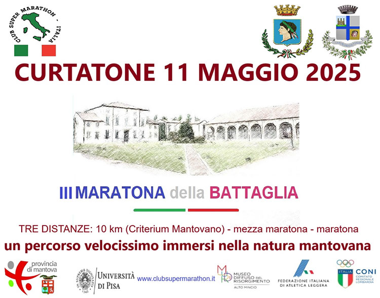 Maratona della Battaglia 2025 Curtatone (MN)