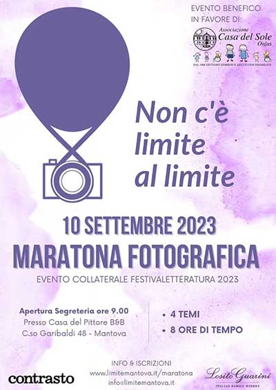 Maratona fotografica Mantova Non c'è limite al limite 10/9/2023