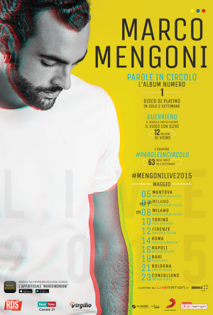 Marco Mengoni Mantova 2015 tour