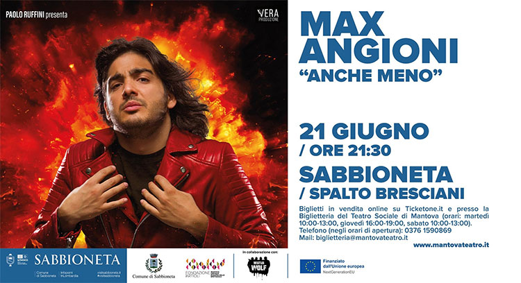 Max Angioni Festiwall Sabbioneta (MN) 2024