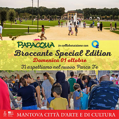 Mercatino del broccante special edition Parco Te Mantova 1 ottobre 2023