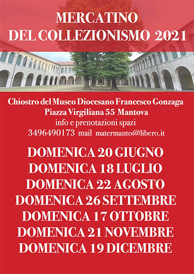 borsa scambio mercatino collezionismo Mantova 2021 Piazza Virgiliana