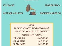 Mercatino Mincio Retrò 2026 Goito (MN)