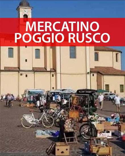 Mercatino antiquariato Poggio Rusco (MN) 2026