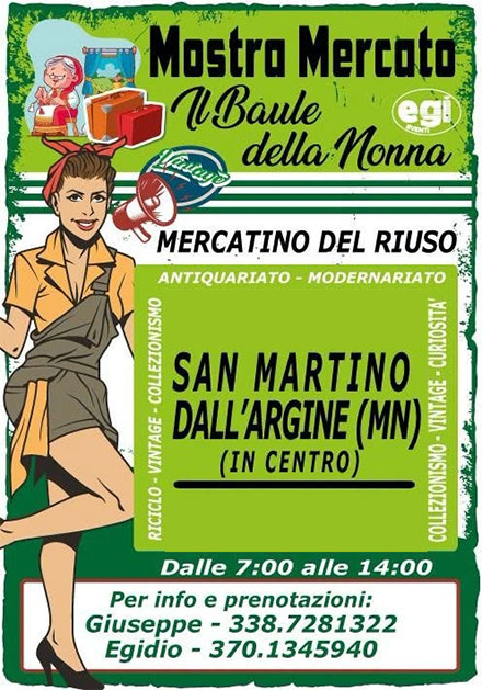 Mercatino del riuso 2026 San Martino dall’Argine (MN)