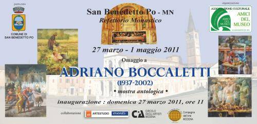 Mostra Adriano Boccaletti, San Benedetto Po (Mantova)