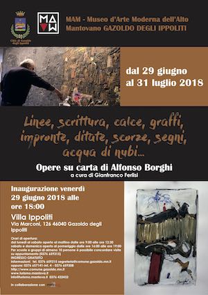 Mostra Alfonso Borghi 2018 Gazoldo degli Ippoliti Mantova