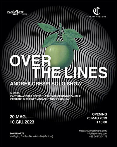 Mostra Over the lines Andrea Crespi San Benedetto Po (Mantova) 2023